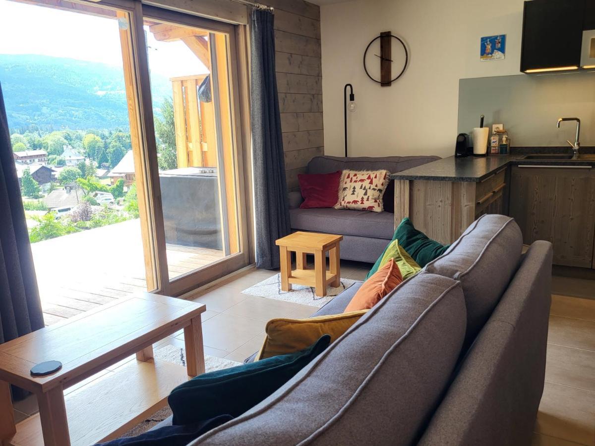 Plein Soleil Modern 3 Bedroom Apartment With Stunning Mountain Views Samoëns Екстериор снимка