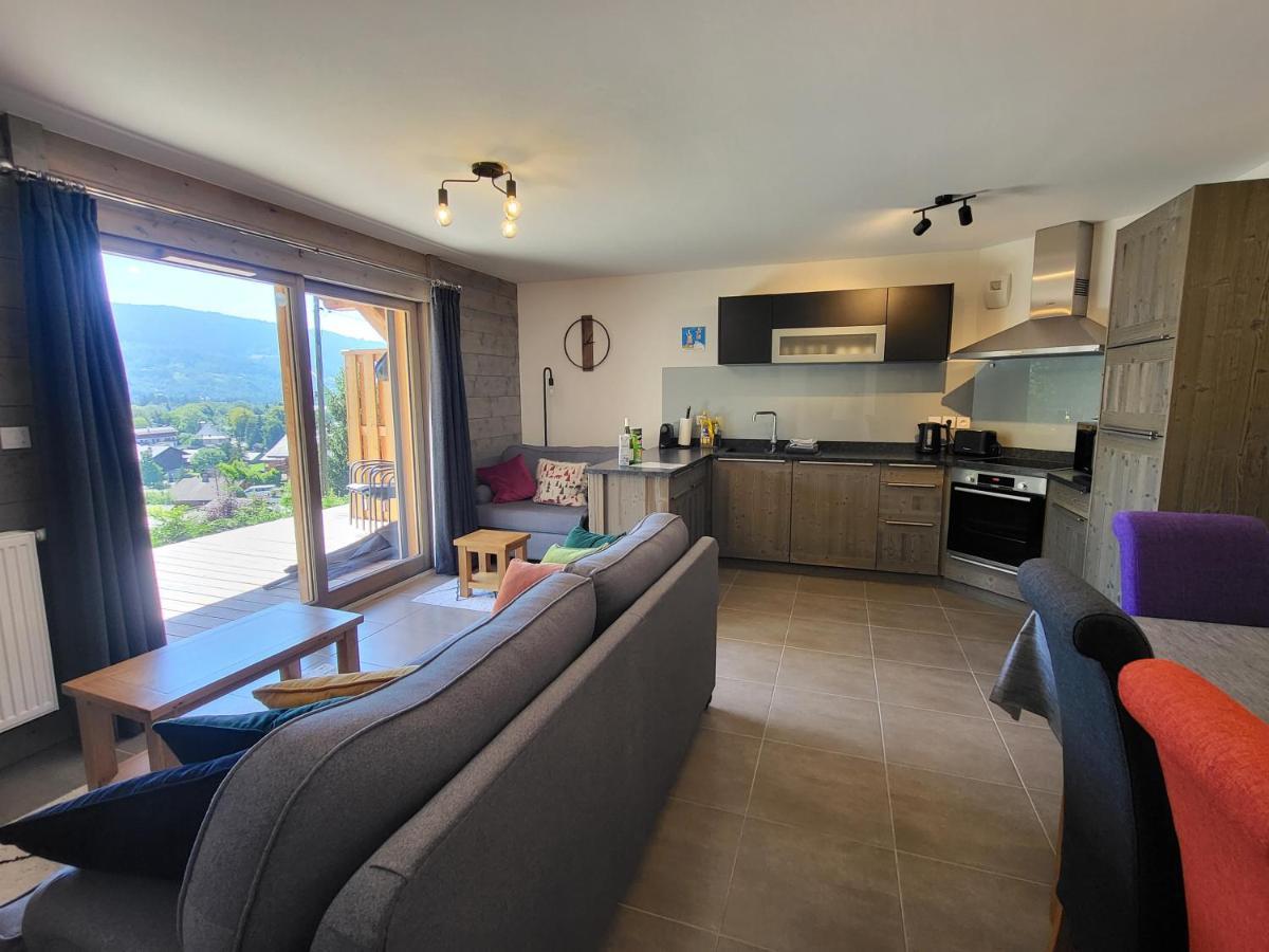 Plein Soleil Modern 3 Bedroom Apartment With Stunning Mountain Views Samoëns Екстериор снимка